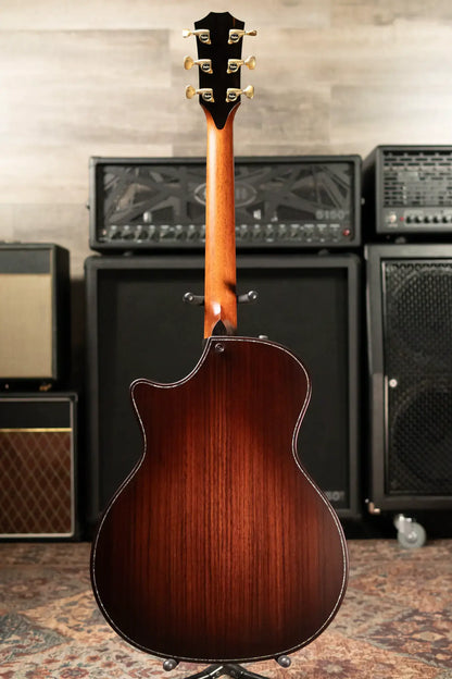 Taylor Builder's Edition 914ce Grand Auditorium Acoustic/Electric Guitar - Wild Honey Burst with Hardshell Case - Floor Demo