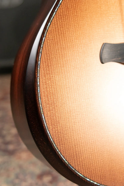 Taylor Builder's Edition 914ce Grand Auditorium Acoustic/Electric Guitar - Wild Honey Burst with Hardshell Case - Floor Model Demo