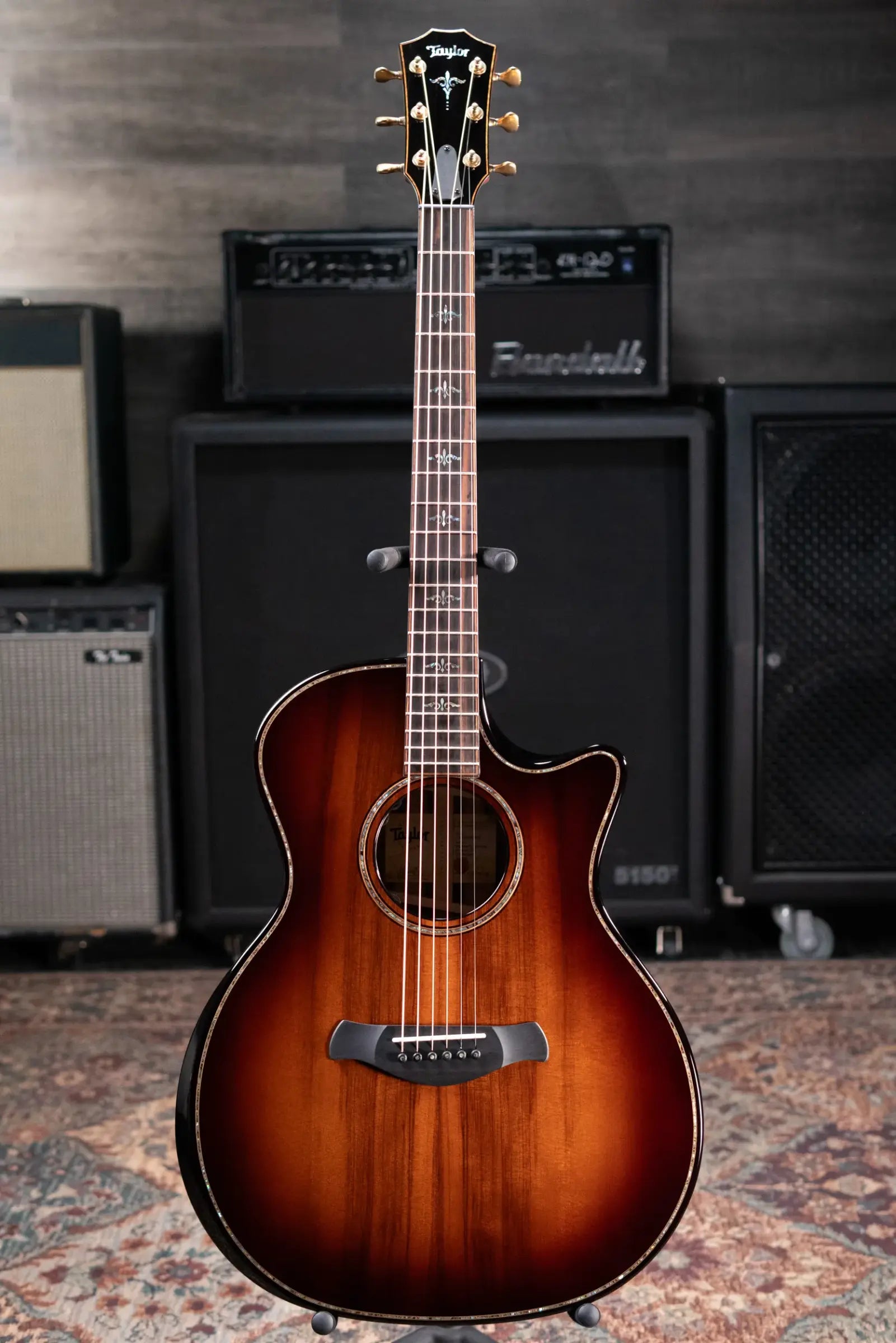 Taylor Builder's Edition 914ce LTD Macassar Ebony Grand Auditorium Acoustic/Electric Guitar with Hardshell Case