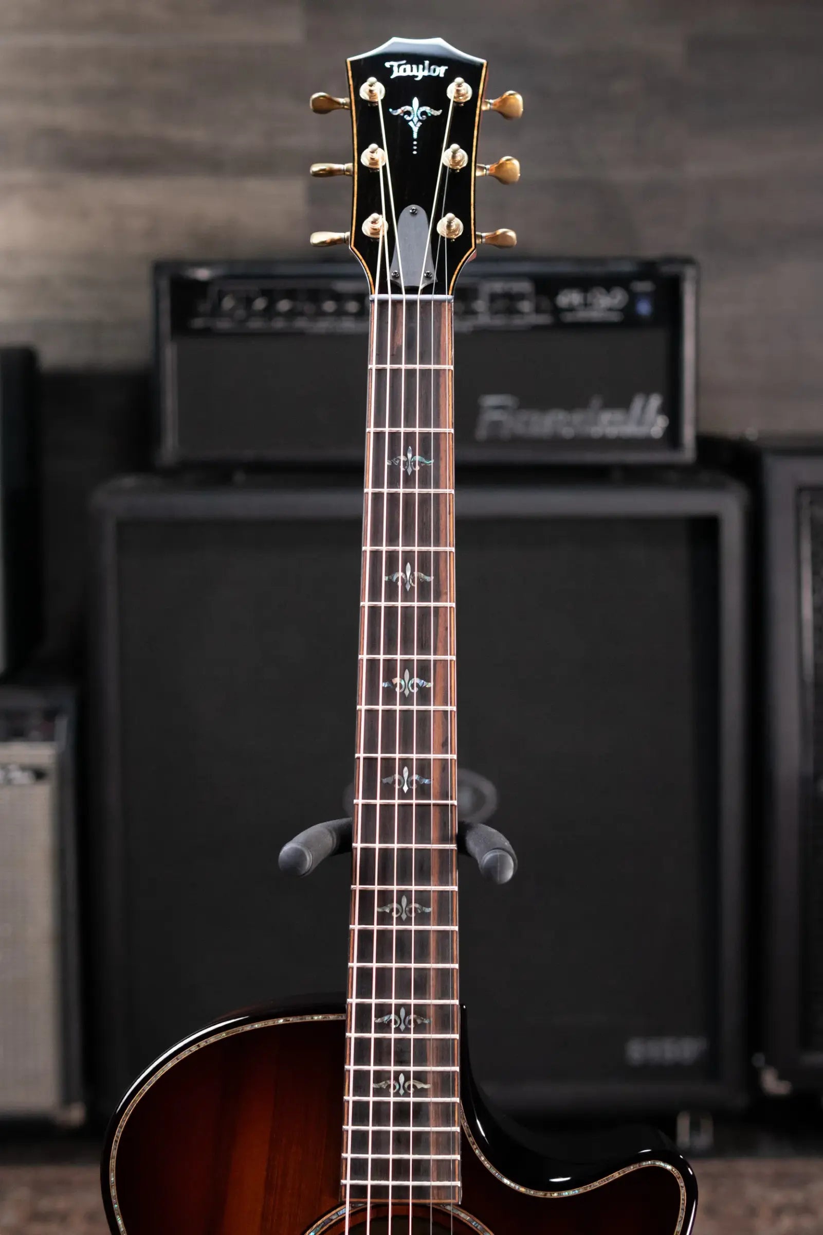 Taylor Builder's Edition 914ce LTD Macassar Ebony Grand Auditorium Acoustic/Electric Guitar with Hardshell Case