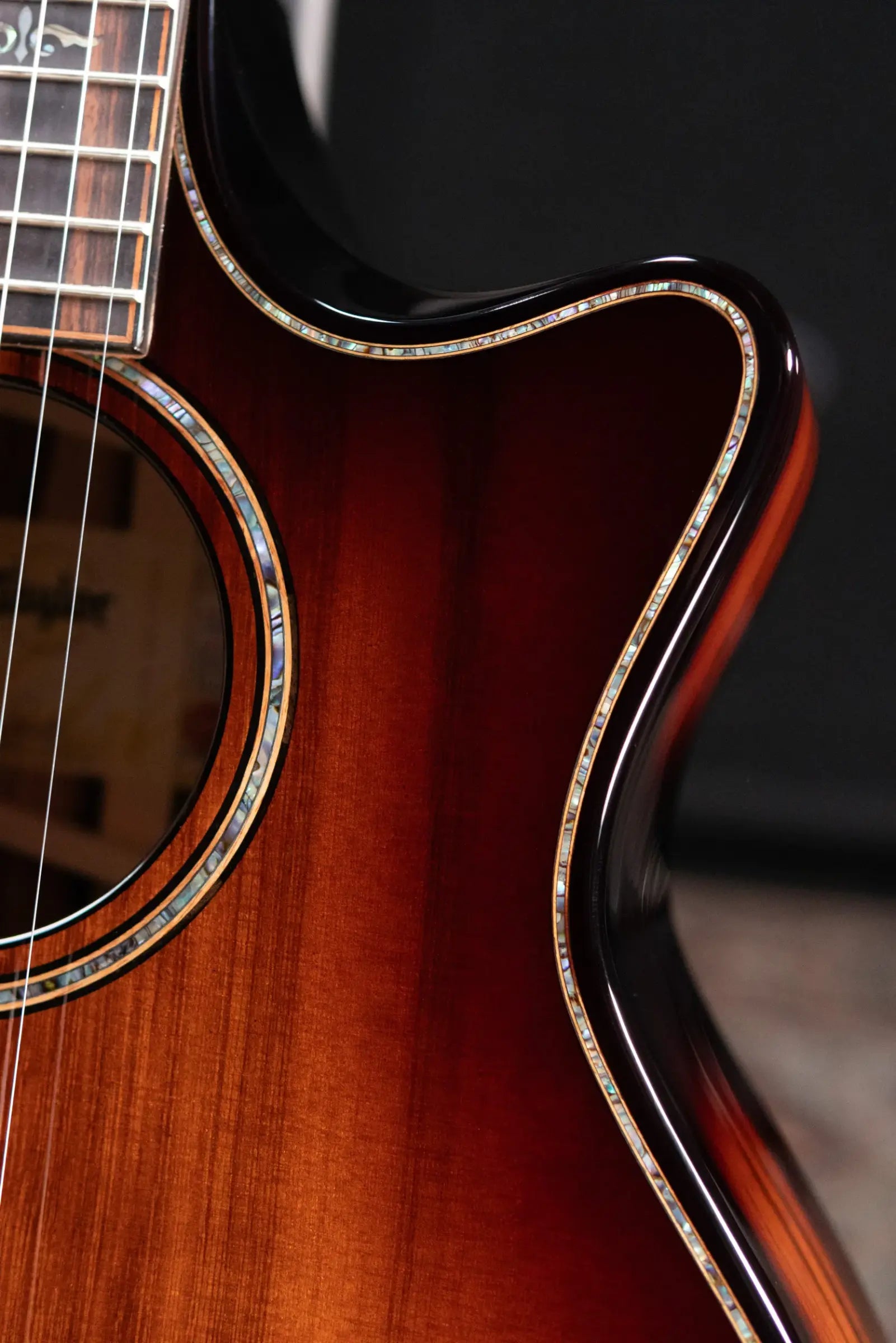 Taylor Builder's Edition 914ce LTD Macassar Ebony Grand Auditorium Acoustic/Electric Guitar with Hardshell Case