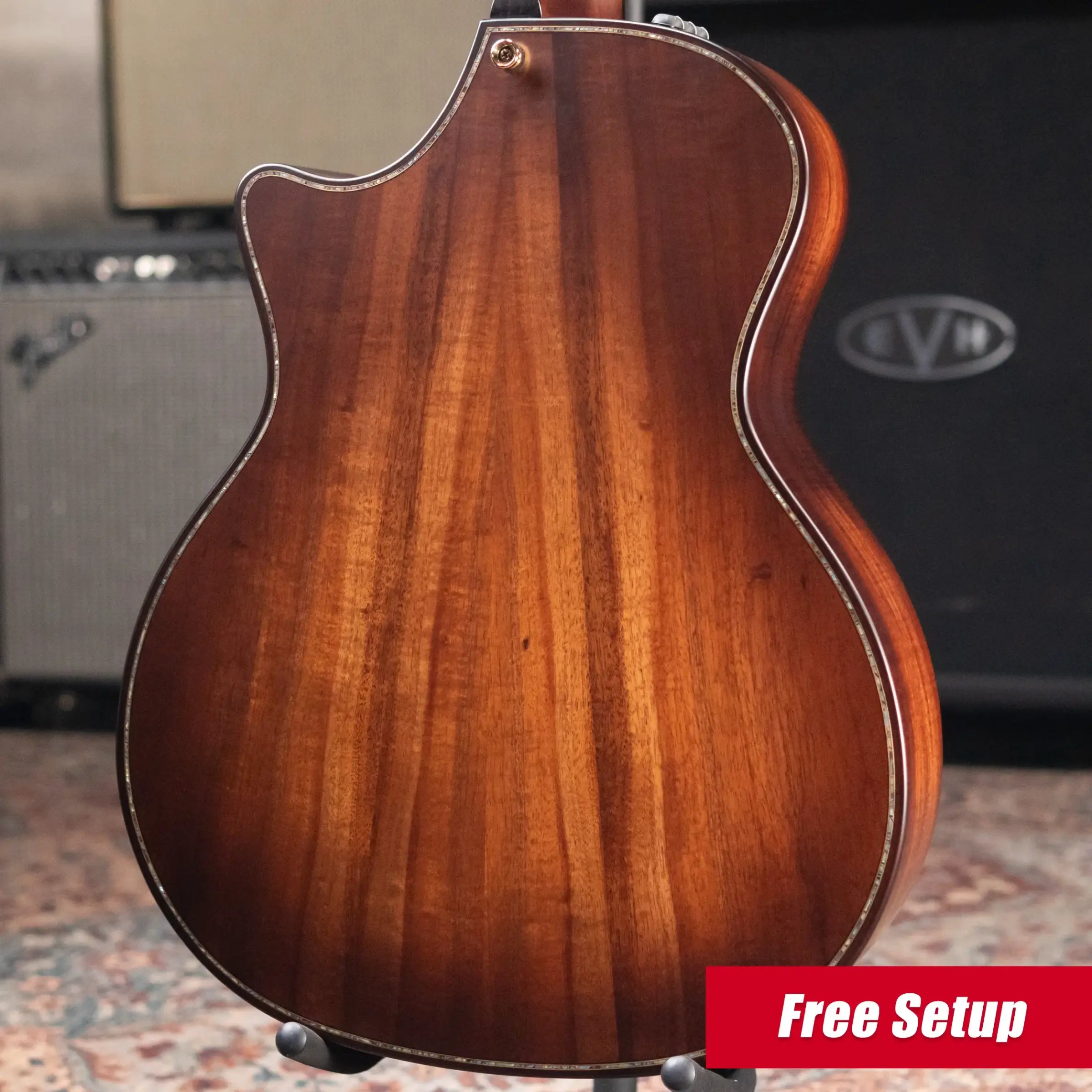 Taylor Builder's Edition K14ce Acoustic-Electric Guitar - Natural with Hardshell Case - Used