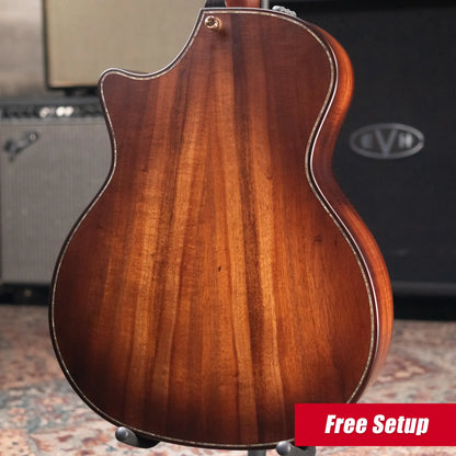 Taylor Builder's Edition K14ce Acoustic-Electric Guitar - Natural with Hardshell Case - Used