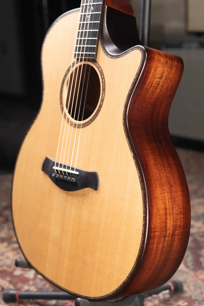 Taylor Builder's Edition K14ce Acoustic-Electric Guitar - Natural with Hardshell Case - Used