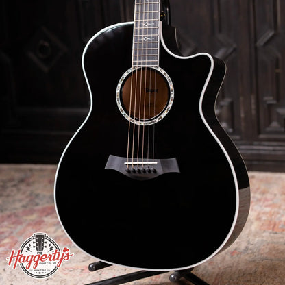 Taylor Custom Shop 614ce Grand Auditorium Acoustic/Electric - Transparent Black with Hardshell Case