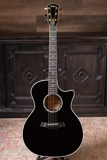 Taylor Custom Shop 614ce Grand Auditorium Acoustic/Electric - Transparent Black with Hardshell Case