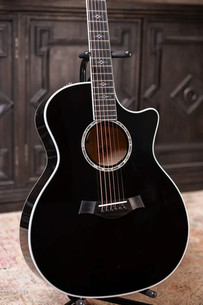 Taylor Custom Shop 614ce Grand Auditorium Acoustic/Electric - Transparent Black with Hardshell Case