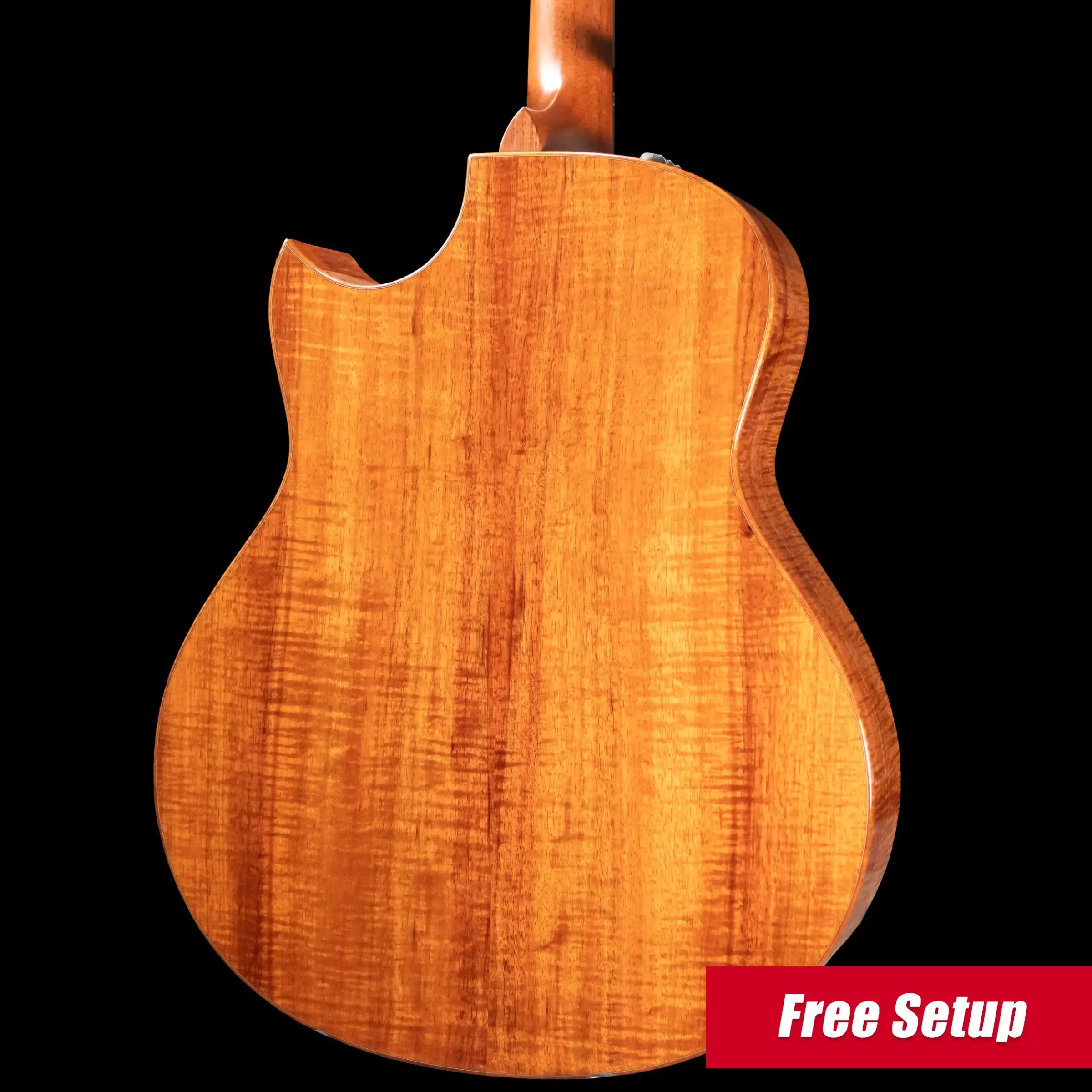 Taylor Custom C28ce AA Koa Grand Orchestra Acoustic/Electric Guitar with Hardshell Case - Used