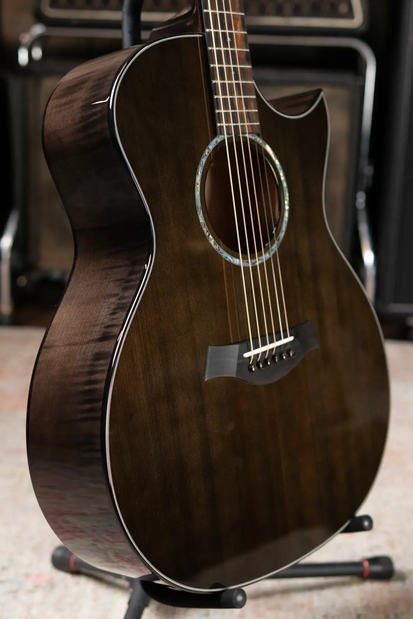 Taylor Custom Shop Grand Auditorium Acoustic/Electric - Maple/Sinker Cypress with Hardshell Case