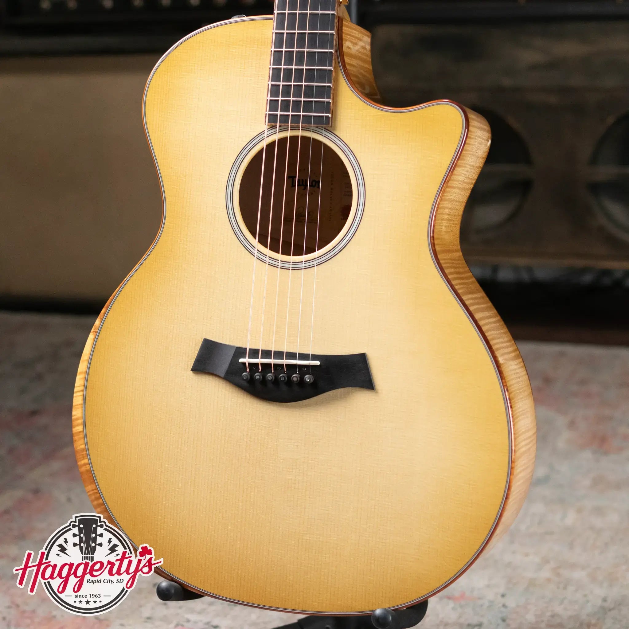 Taylor “Olive Branch” Custom Grand Auditorium Acoustic/Electric with Hardshell Case