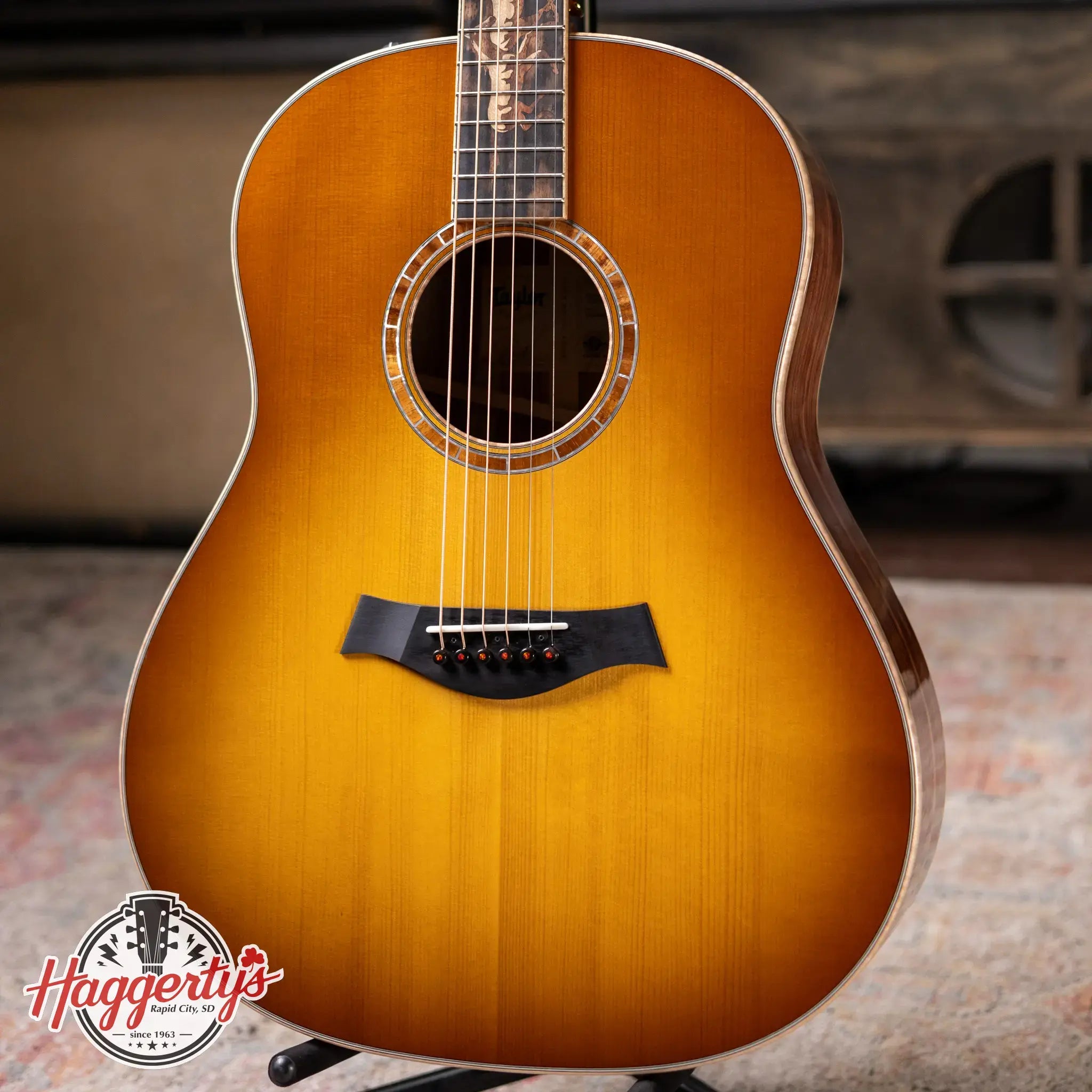 Taylor “Running Horses” Custom Grand Pacific Honduran Rosewood/Adirondack Spruce Acoustic/Electric with Hardshell Case