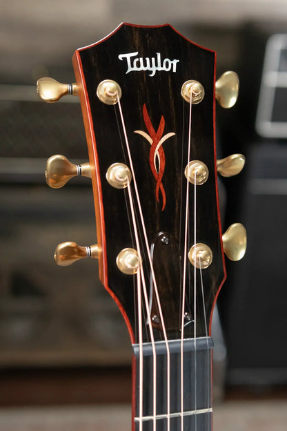 Taylor Custom Shop Master Grade Koa Grand Auditorium Acoustic/Electric Guitar with Hardshell Case - Used