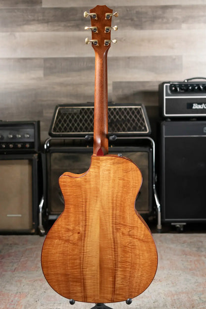 Taylor Custom Shop Master Grade Koa Grand Auditorium Acoustic/Electric Guitar with Hardshell Case - Used