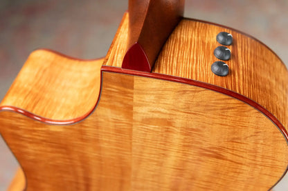 Taylor Custom Shop Master Grade Koa Grand Auditorium Acoustic/Electric Guitar with Hardshell Case - Used