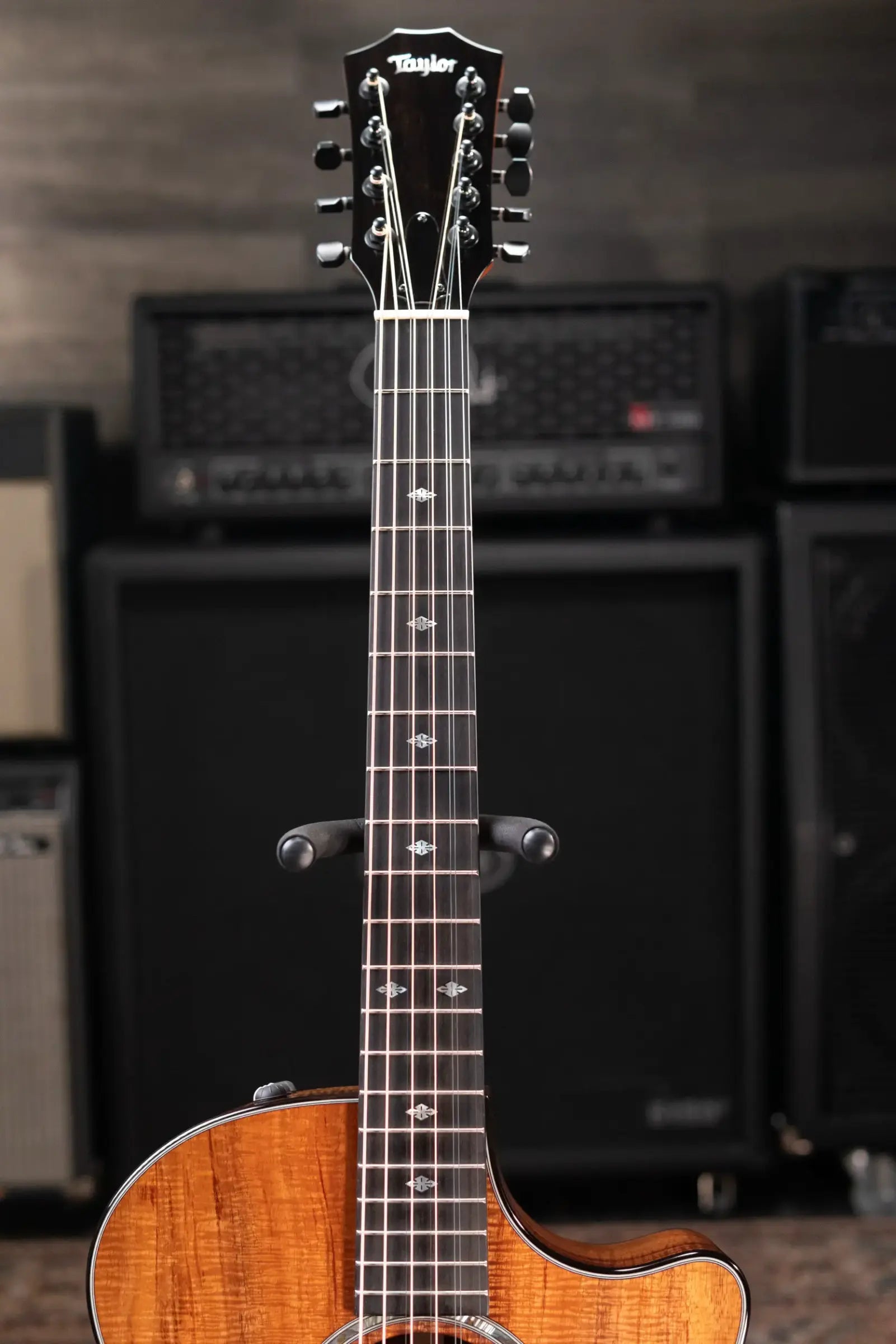 Taylor Custom Shop #12940 GA-9 9-String Grand Auditorium Acoustic/Electric Guitar - Hand Selected AA Koa with Hardshell Case
