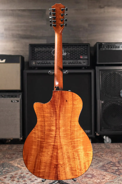 Taylor Custom Shop #12940 GA-9 9-String Grand Auditorium Acoustic/Electric Guitar - Hand Selected AA Koa with Hardshell Case