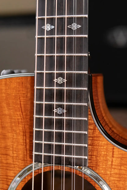 Taylor Custom Shop #12940 GA-9 9-String Grand Auditorium Acoustic/Electric Guitar - Hand Selected AA Koa with Hardshell Case