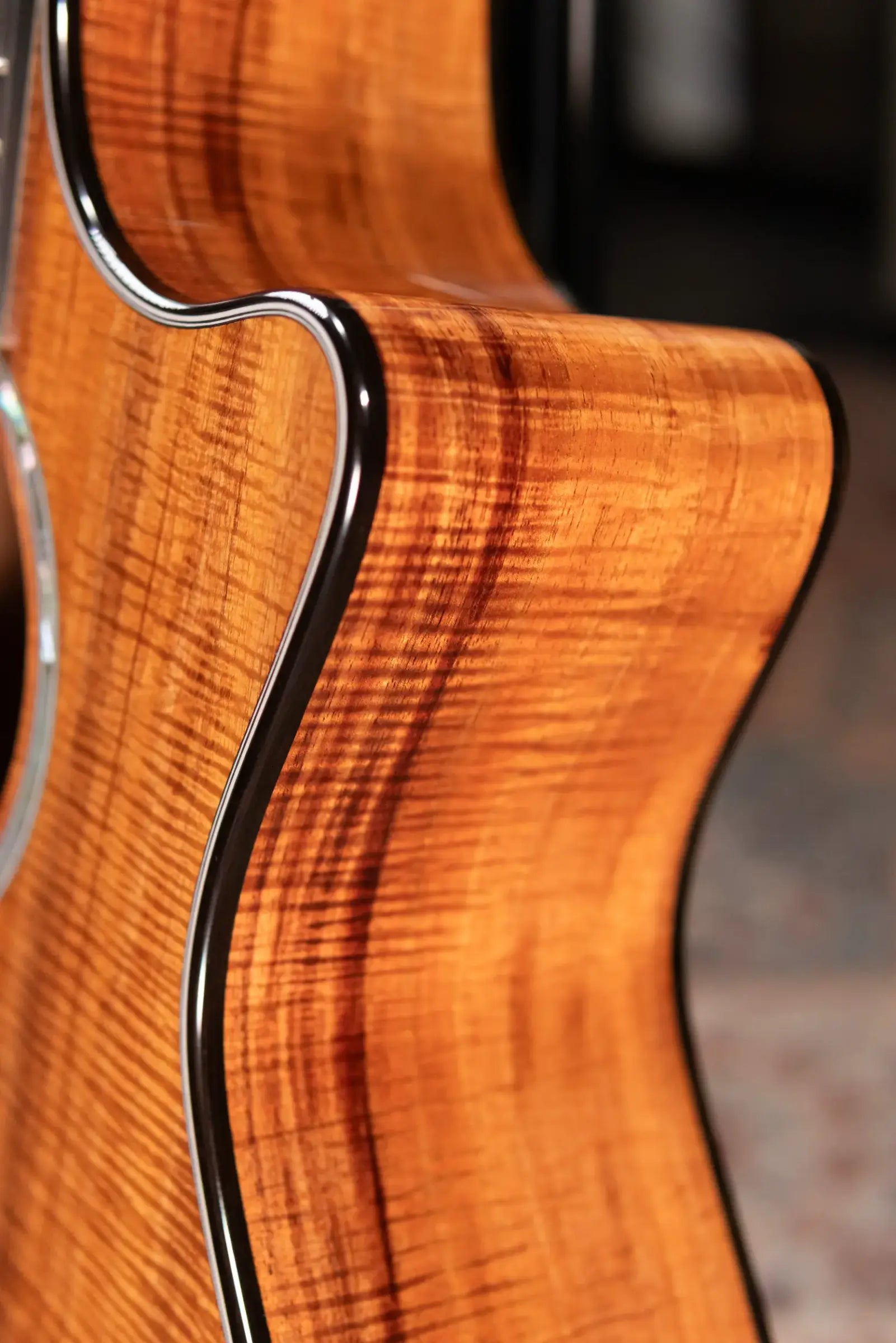 Taylor Custom Shop #12940 GA-9 9-String Grand Auditorium Acoustic/Electric Guitar - Hand Selected AA Koa with Hardshell Case