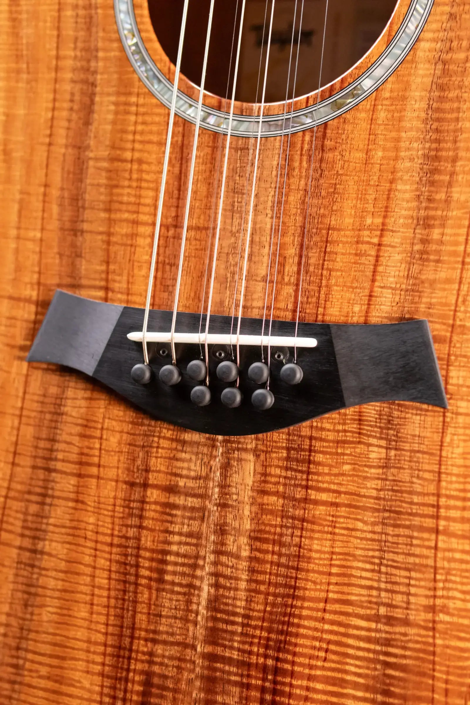 Taylor Custom Shop #12940 GA-9 9-String Grand Auditorium Acoustic/Electric Guitar - Hand Selected AA Koa with Hardshell Case