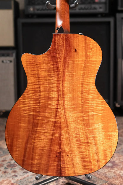 Taylor Custom Shop #12940 GA-9 9-String Grand Auditorium Acoustic/Electric Guitar - Hand Selected AA Koa with Hardshell Case