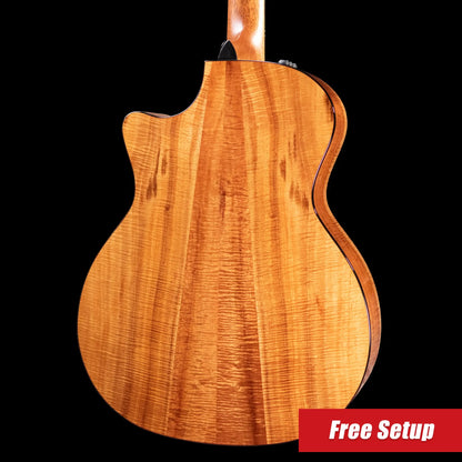 Taylor Custom Shop #12940 GA-9 9-String Grand Auditorium Acoustic/Electric Guitar - Hand Selected AA Koa with Hardshell Case