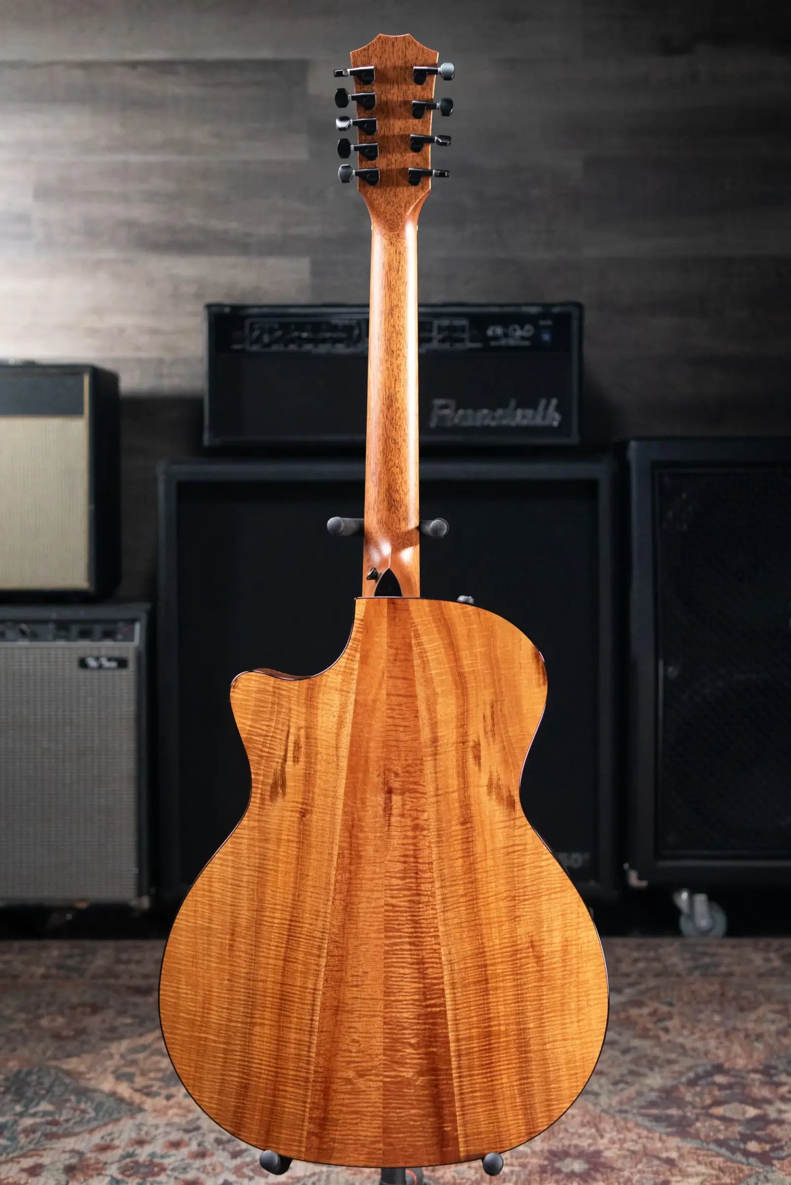 Taylor Custom Shop #12940 GA-9 9-String Grand Auditorium Acoustic/Electric Guitar - Hand Selected AA Koa with Hardshell Case