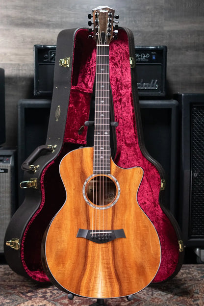 Taylor Custom Shop #12940 GA-9 9-String Grand Auditorium Acoustic/Electric Guitar - Hand Selected AA Koa with Hardshell Case