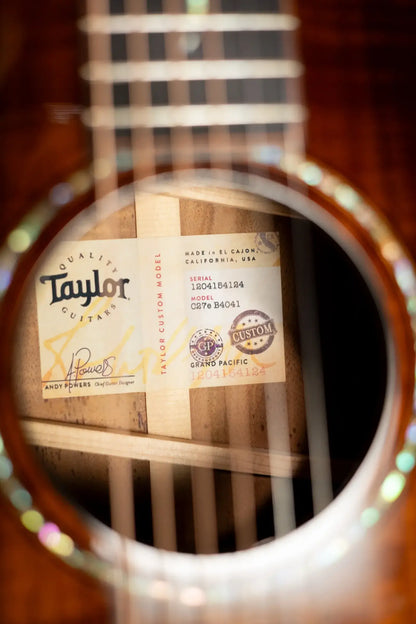 Taylor Custom Shop #B4041 C27e Grand Pacific Acoustic/Electric Guitar - Koa with Hardshell Case