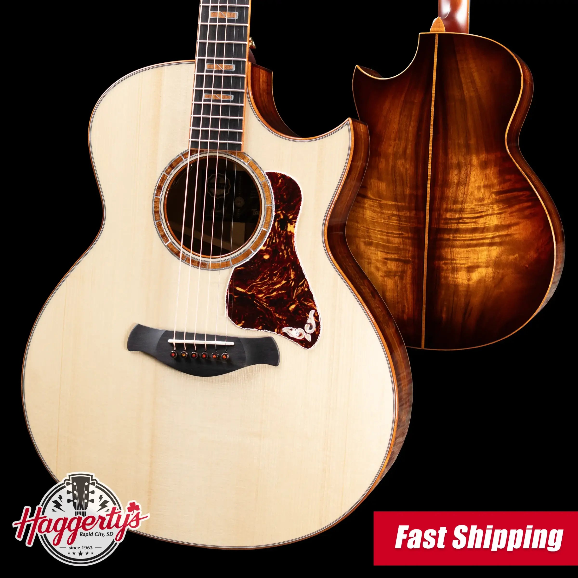 Taylor Custom Shop #C0022 Gold Label Super Auditorium Acoustic/Electric Guitar - Adirondack/Hawaiian Koa with Hardshell Case