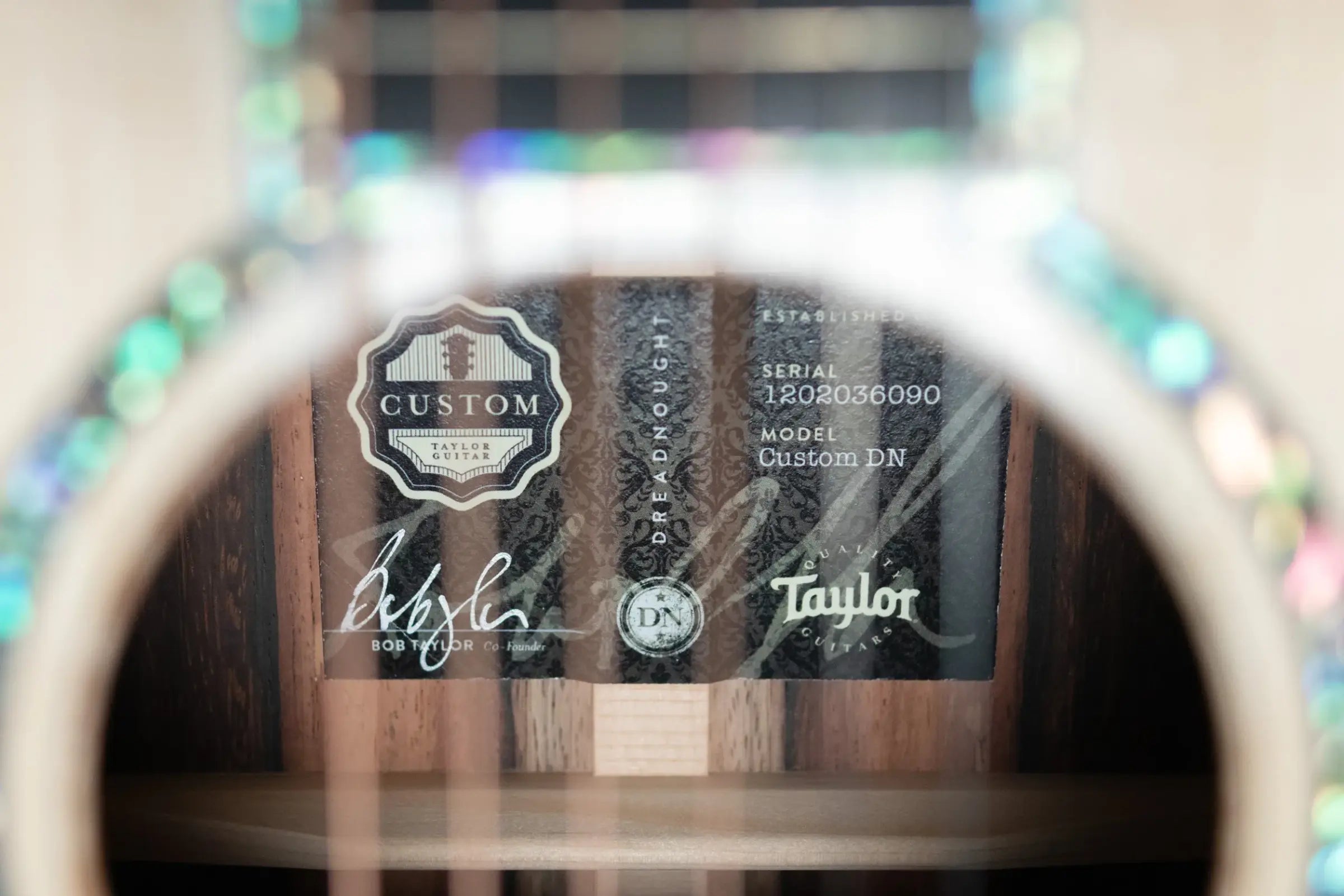 Taylor Custom Shop #C0966 Spruce Hand-Picked by Bob Taylor/Brazilian Rosewood Dreadnought Acoustic Guitar with Hardshell Case