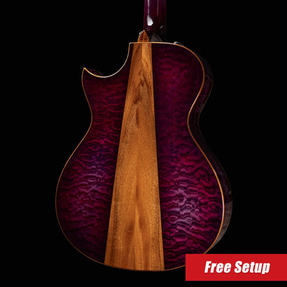 Taylor Custom Shop C12ce 12-Fret B8006 2026 Catch Event #6 Grand Concert Acoustic/Electric Guitar - Lutz Spruce / Big Leaf Maple with Hardshell Case