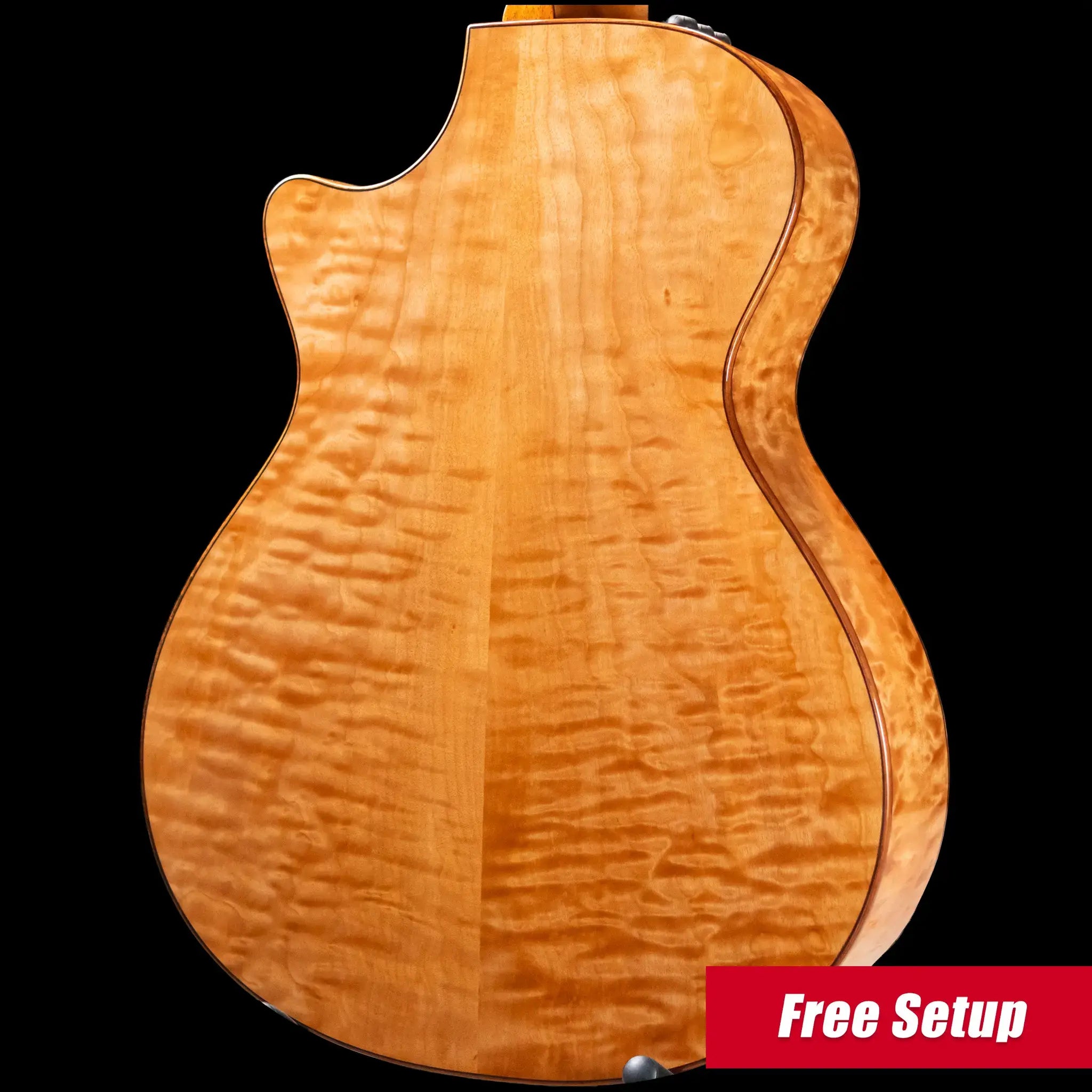 Taylor Custom Shop C12ce "Amber Tide" 2025 Catch Event #16 Grand Concert Acoustic/Electric Guitar - Quilted Maple/Sinker Redwood with Hardshell Case