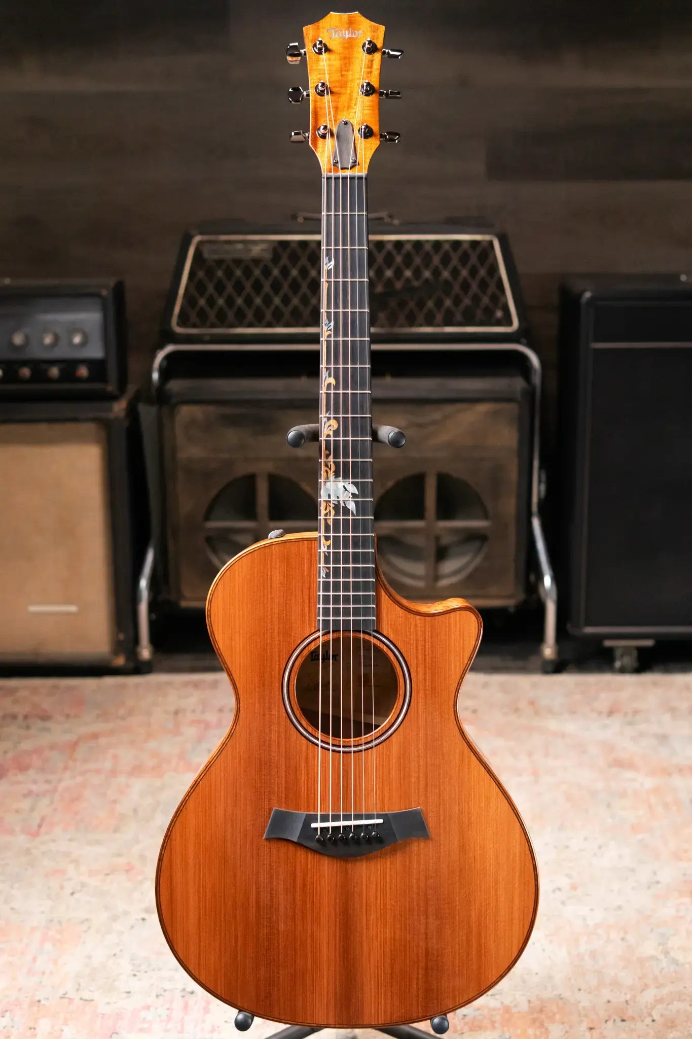 Taylor Custom Shop C12ce "Amber Tide" 2025 Catch Event #16 Grand Concert Acoustic/Electric Guitar - Quilted Maple/Sinker Redwood with Hardshell Case