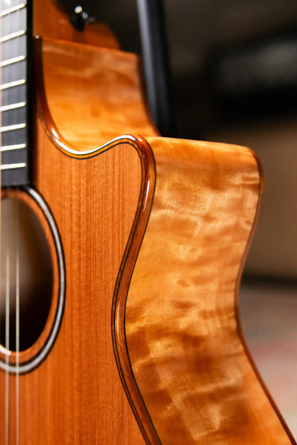 Taylor Custom Shop C12ce "Amber Tide" 2025 Catch Event #16 Grand Concert Acoustic/Electric Guitar - Quilted Maple/Sinker Redwood with Hardshell Case