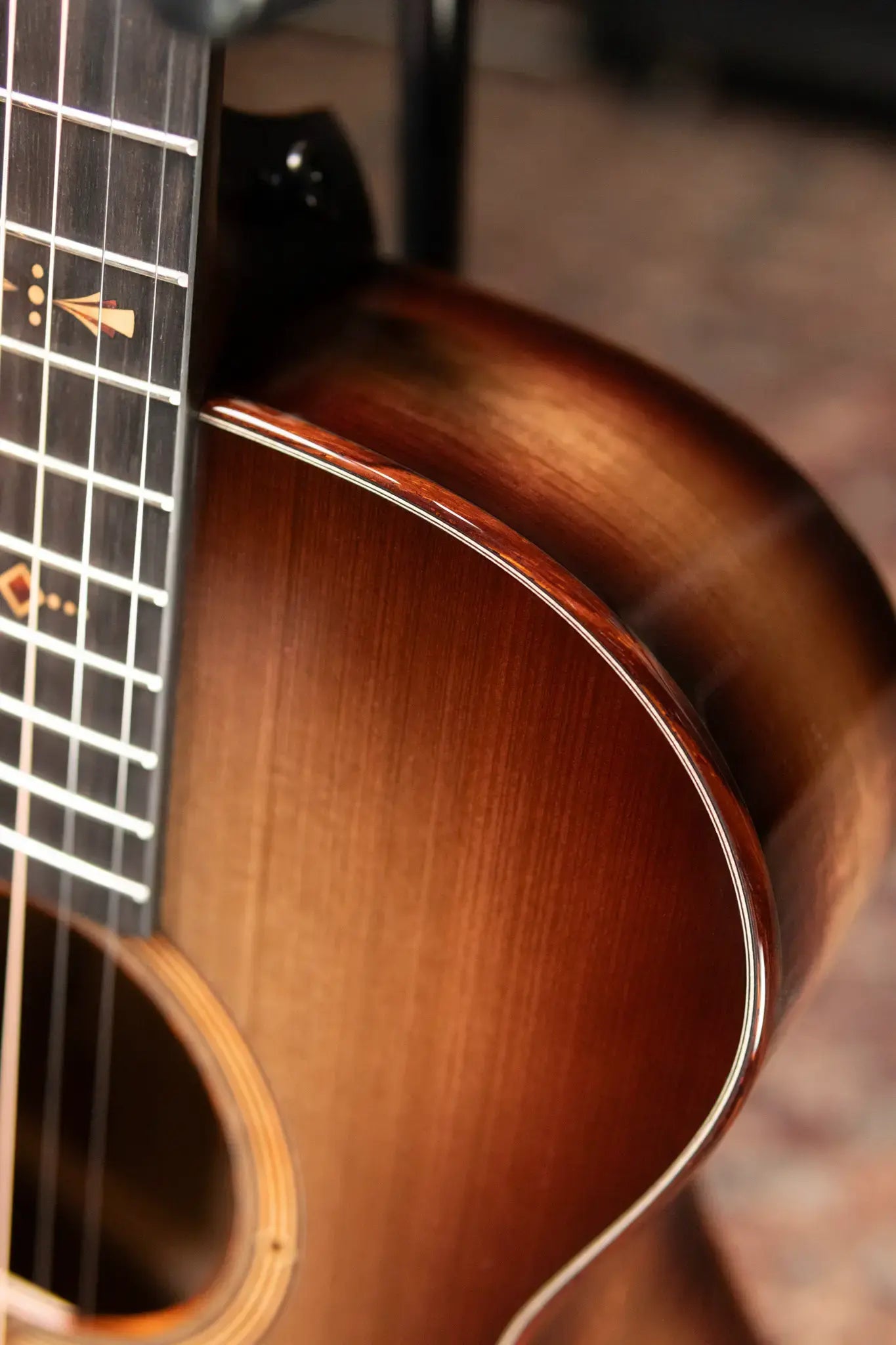 Taylor "The Monument" 1 of 20 12-Fret 2025 Catch Event #10 Grand Concert Acoustic/Electric Guitar - Black Limba/Sinker Cypress with Hardshell Case