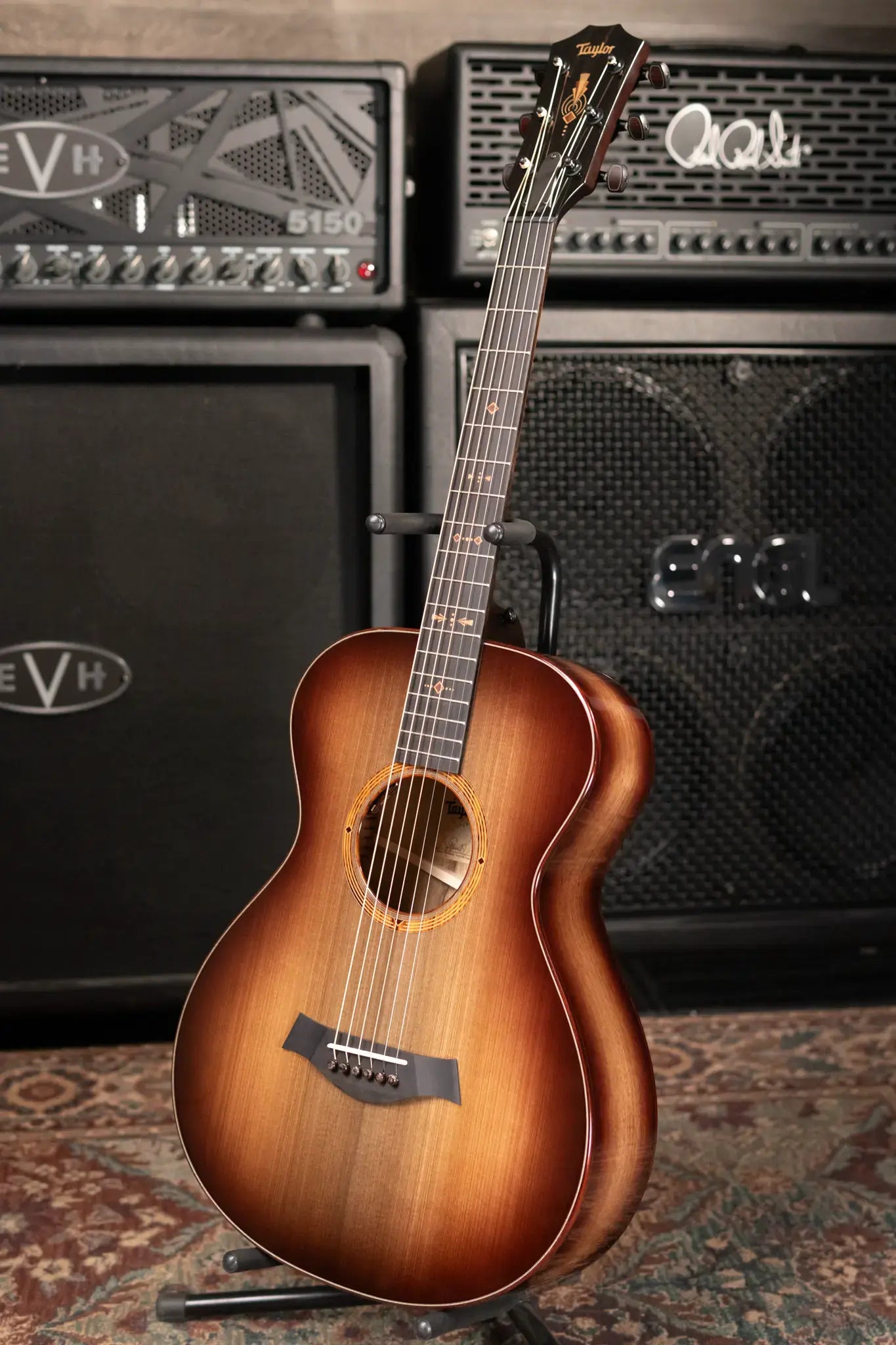 Taylor "The Monument" 1 of 20 C12e 12-Fret 2025 Catch Event #10 Grand Concert Acoustic/Electric Guitar - Black Limba/Sinker Cypress with Hardshell Case