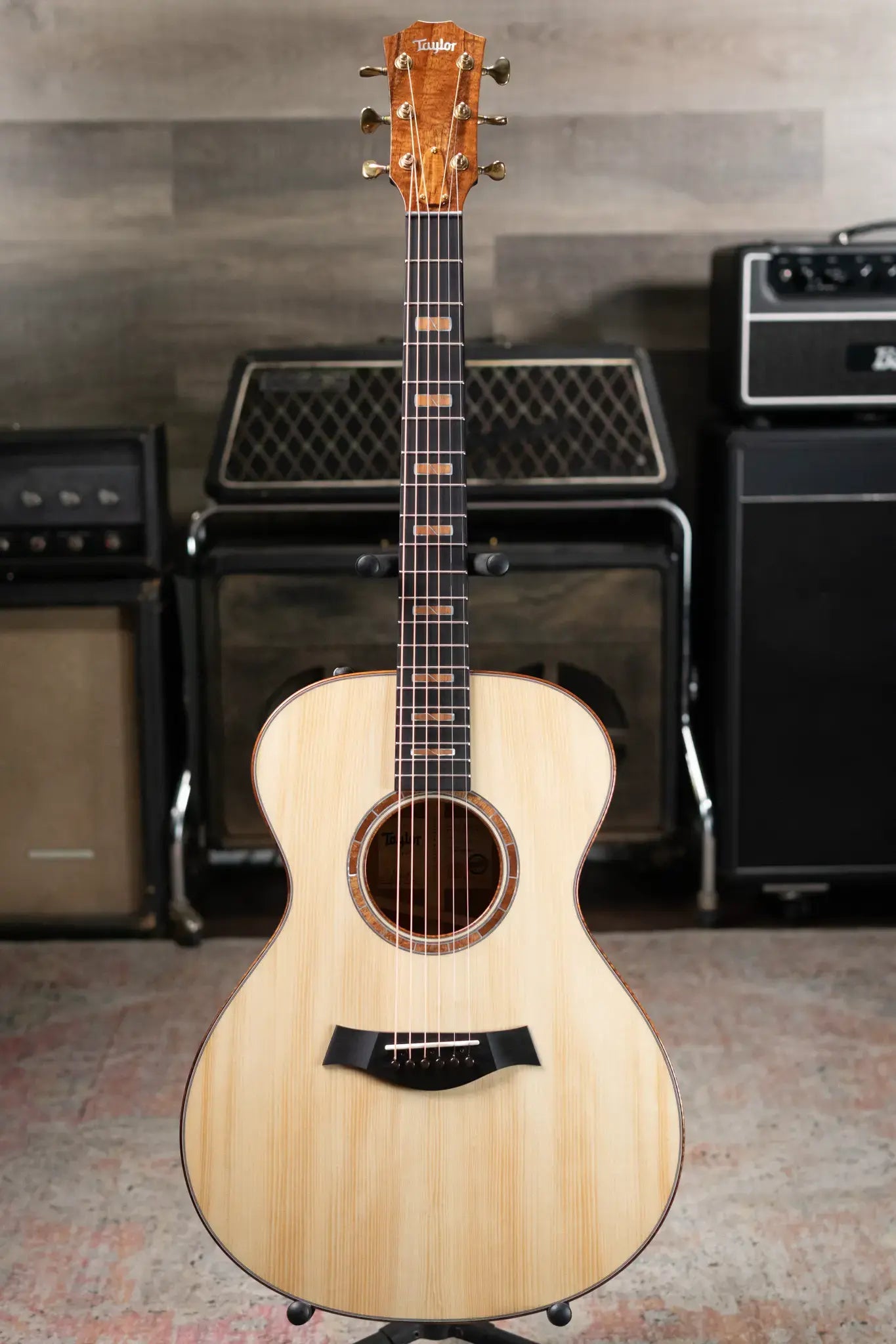 Taylor Custom Shop C12e Mahogany/Adirondack Grand Concert Acoustic/Electric with Hardshell Case