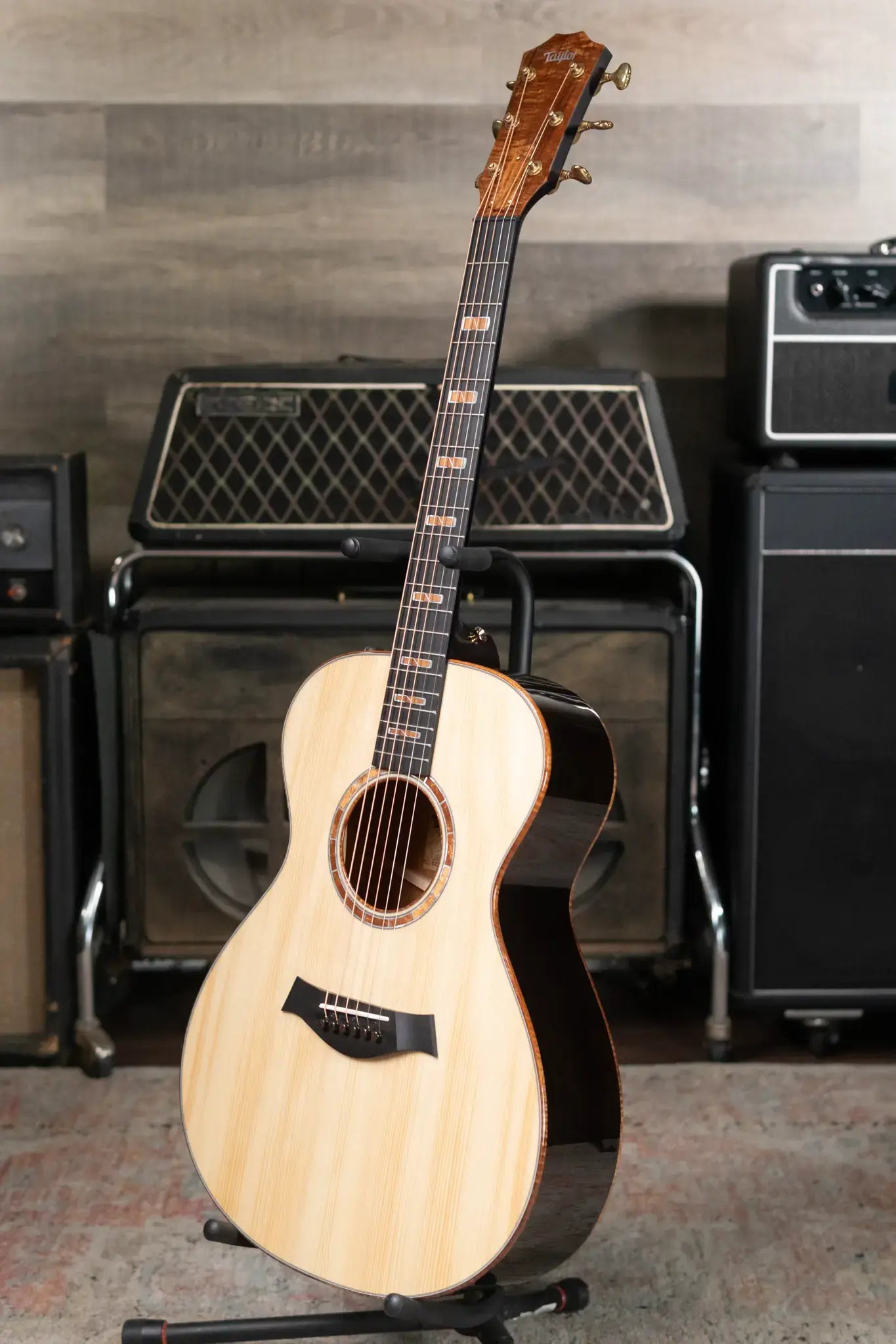 Taylor Custom Shop C12e Mahogany/Adirondack Grand Concert Acoustic/Electric with Hardshell Case
