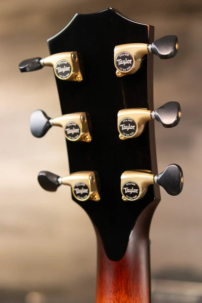 Taylor “Canela” 1 of 20 Custom Shop C14ce 2025 Catch Event #3 Grand Auditorium Acoustic/Electric Guitar - Black Limba/Redwood Hardshell Case