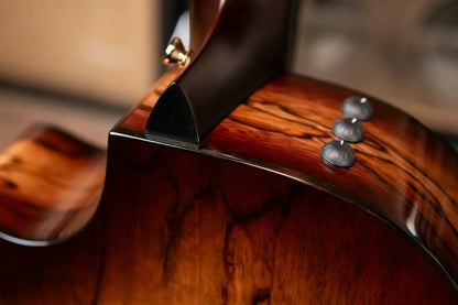 Taylor “Canela” 1 of 20 Custom Shop C14ce 2025 Catch Event #3 Grand Auditorium Acoustic/Electric Guitar - Black Limba/Redwood Hardshell Case