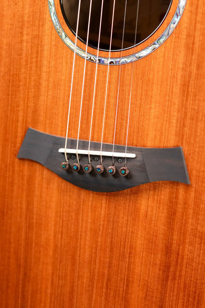 Taylor “Canela” 1 of 20 Custom Shop C14ce 2025 Catch Event #3 Grand Auditorium Acoustic/Electric Guitar - Black Limba/Redwood Hardshell Case