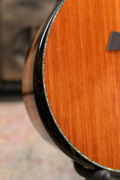 Taylor “Canela” 1 of 20 Custom Shop C14ce 2025 Catch Event #3 Grand Auditorium Acoustic/Electric Guitar - Black Limba/Redwood Hardshell Case
