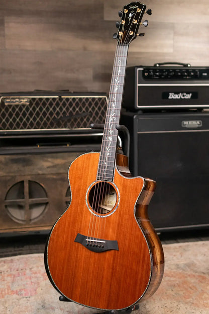 Taylor “Canela” 1 of 20 Custom Shop C14ce 2025 Catch Event #3 Grand Auditorium Acoustic/Electric Guitar - Black Limba/Redwood Hardshell Case