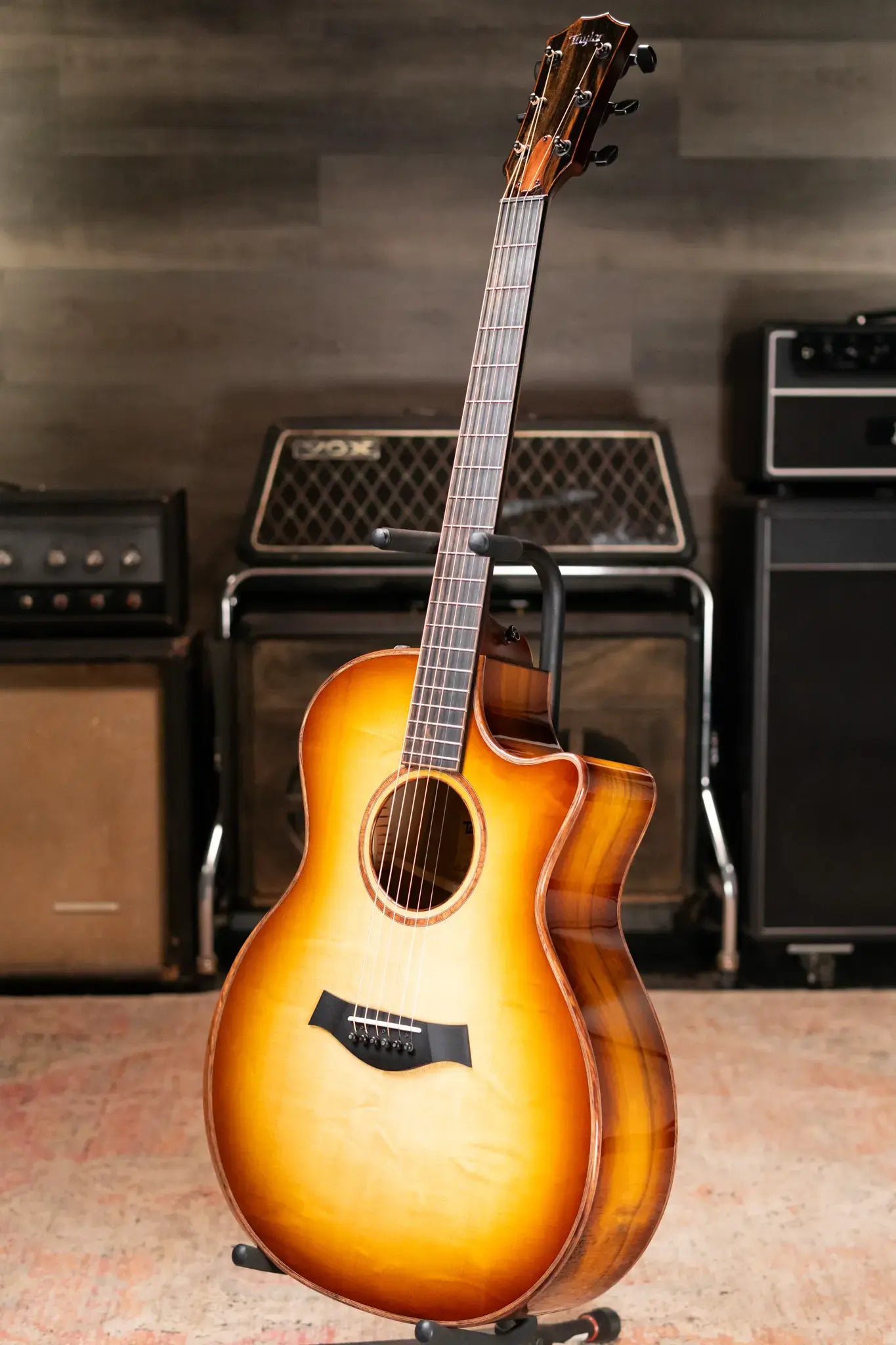 Taylor Custom Shop C14ce B5042 2025 Catch Event #42 Grand Auditorium Acoustic/Electric Guitar - Sassafras/Bearclaw Sitka Spruce with Hardshell Case