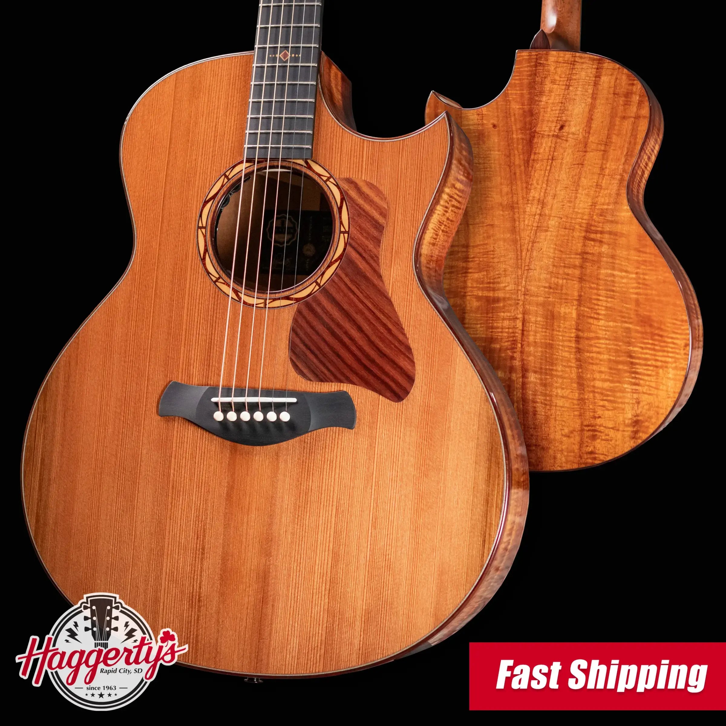 Taylor Custom Shop C14ce B6015 2026 Catch Custom #15 Gold Label Super Auditorium Acoustic/Electric Guitar with Hardshell Case