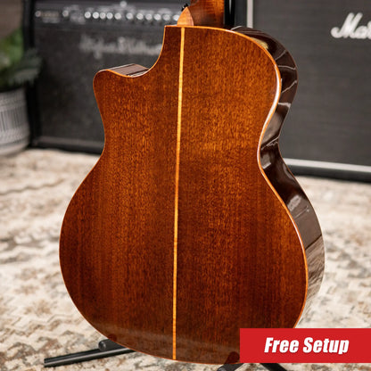 Taylor Custom Shop C14ce B6028 2026 Catch Custom #28 Grand Audtorium Acoustic/Electric Guitar - Sinker Redwood/Walnut with Hardshell Case
