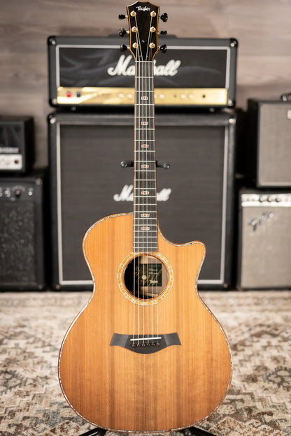Taylor Custom Shop C14ce B6028 2026 Catch Custom #28 Grand Audtorium Acoustic/Electric Guitar - Sinker Redwood/Walnut with Hardshell Case