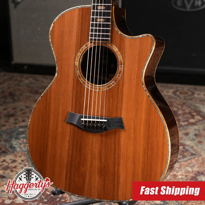 Taylor Custom Shop C14ce B6028 2026 Catch Custom #28 Grand Audtorium Acoustic/Electric Guitar - Sinker Redwood/Walnut with Hardshell Case