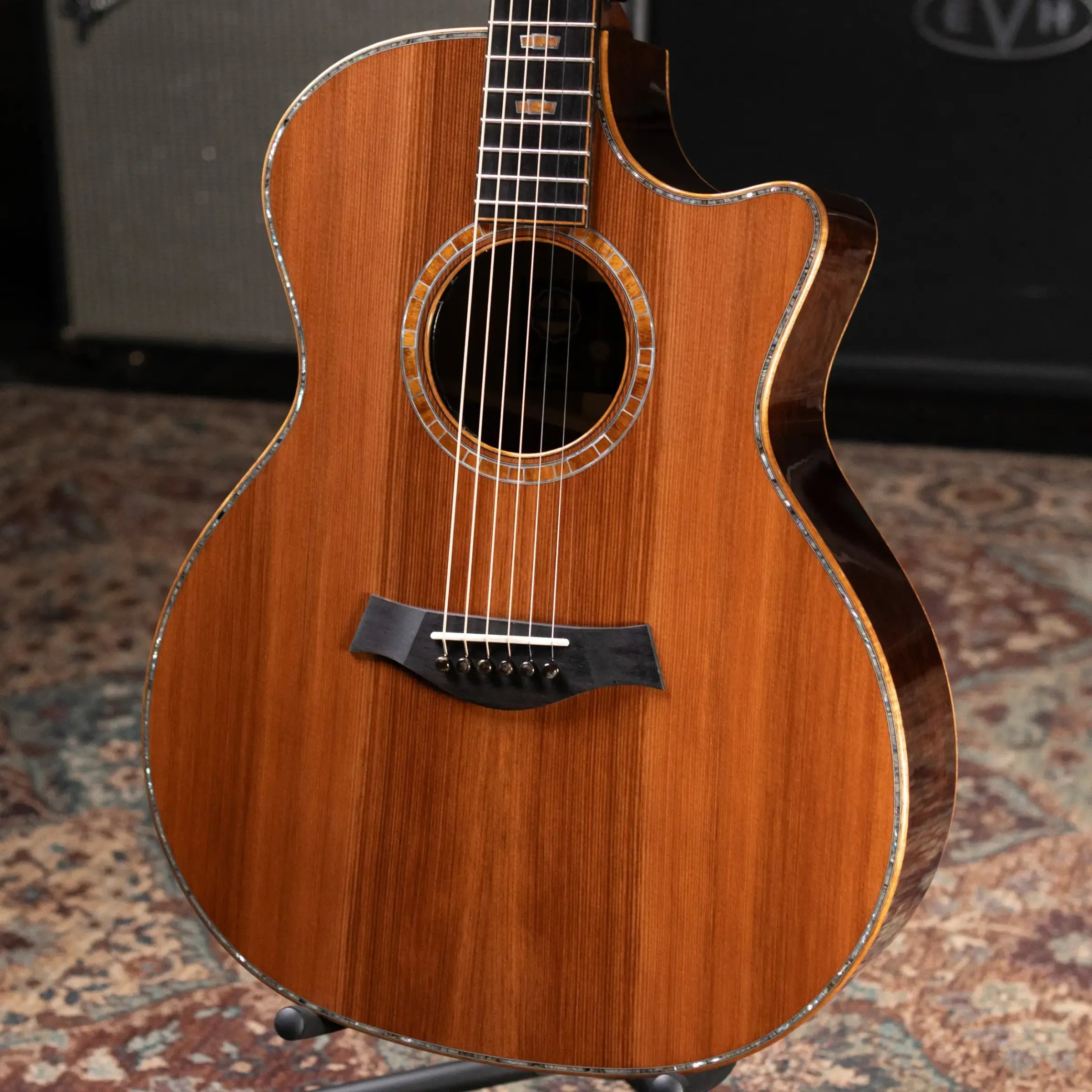 Taylor Custom Shop C14ce B6028 2026 Catch Custom #28 Grand Audtorium Acoustic/Electric Guitar - Sinker Redwood/Walnut with Hardshell Case