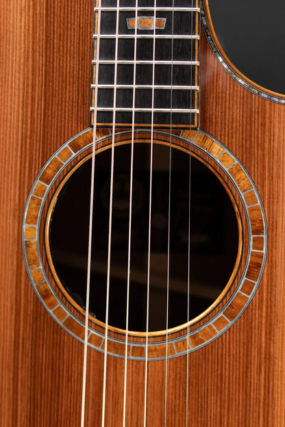 Taylor Custom Shop C14ce B6028 2026 Catch Custom #28 Grand Audtorium Acoustic/Electric Guitar - Sinker Redwood/Walnut with Hardshell Case